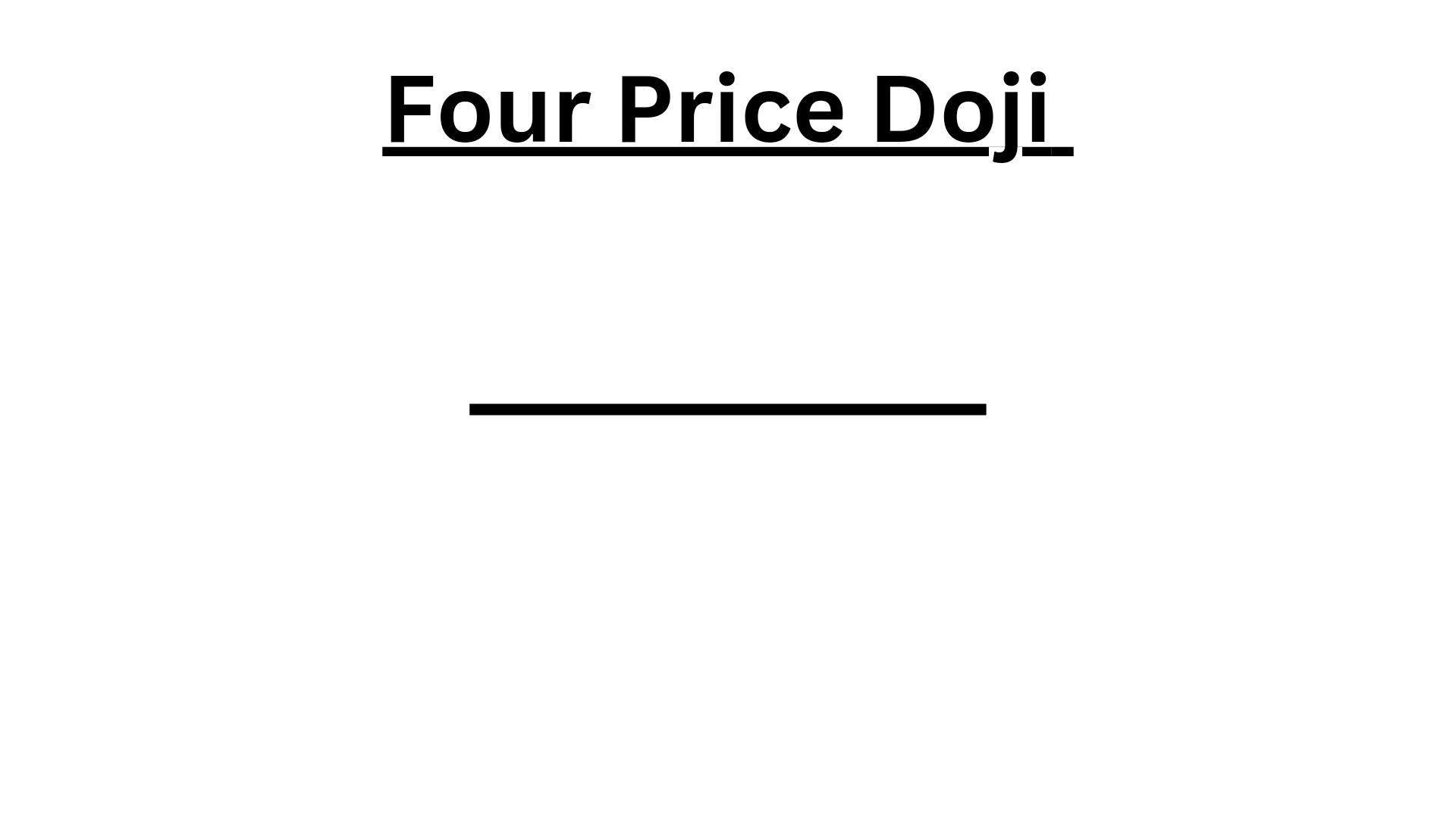 four price doji