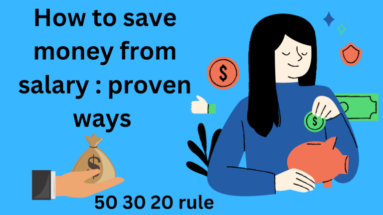 How to save money from salary